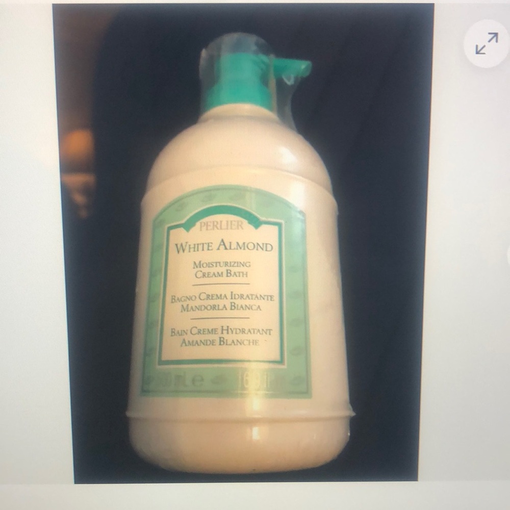 Perlier White Almond Moisturizing Cream Bath 16.9 fl oz SEALED